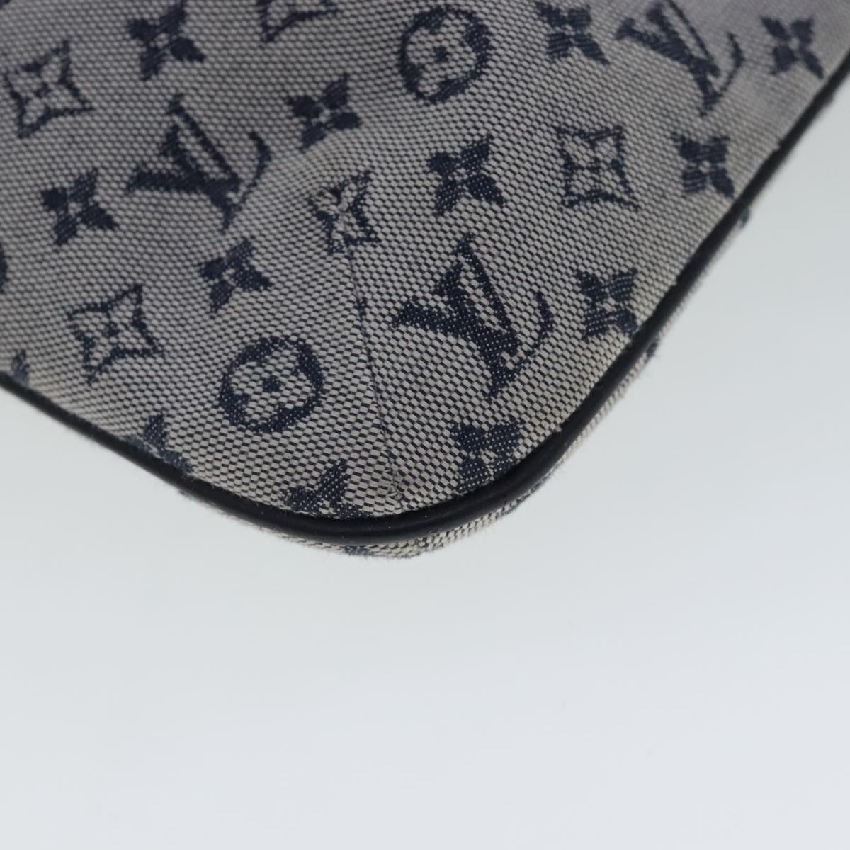 LOUIS VUITTON Monogram Mini Françoise Tote Bag 2way Blue M92208 LV Auth ep6118