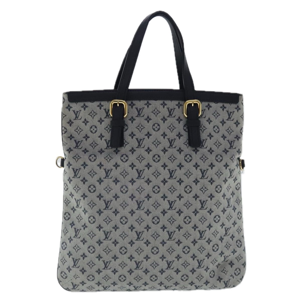 LOUIS VUITTON Monogram Mini Françoise Tote Bag 2way Blue M92208 LV Auth ep6118 - 0