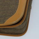 GUCCI Shoulder Bag Canvas Leather Brown Gold Auth ep6137-14