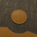 GUCCI Shoulder Bag Canvas Leather Brown Gold Auth ep6137-17