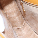 GUCCI Shoulder Bag Canvas Leather Brown Gold Auth ep6137-19