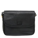 Burberrys Shoulder Bag Leather Black Auth ep6162-13