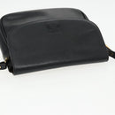 Burberrys Shoulder Bag Leather Black Auth ep6162-6