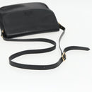 Burberrys Shoulder Bag Leather Black Auth ep6162-7