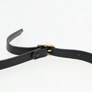 Burberrys Shoulder Bag Leather Black Auth ep6162-8