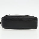 Burberrys Shoulder Bag Leather Black Auth ep6162-5