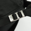PRADA Backpack Nylon Black Silver Auth ep6168-19