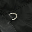 PRADA Backpack Nylon Black Silver Auth ep6168-20