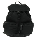 PRADA Backpack Nylon Black Silver Auth ep6168-13