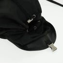 PRADA Backpack Nylon Black Silver Auth ep6168-25
