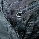 PRADA Backpack Nylon Black Silver Auth ep6168-29