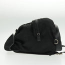 PRADA Backpack Nylon Black Silver Auth ep6168-3