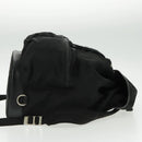 PRADA Backpack Nylon Black Silver Auth ep6168-4