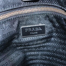 PRADA Tote Bag Nylon Black Silver Auth ep6175-17