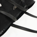 PRADA Tote Bag Nylon Black Silver Auth ep6175-6