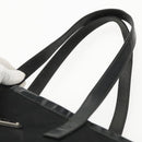 PRADA Tote Bag Nylon Black Silver Auth ep6175-8