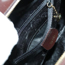 GUCCI Bamboo Vanity Pouch Enamel 2way Brown Gold 000 270 0323 Auth ep6182-23