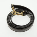 GUCCI Bamboo Vanity Pouch Enamel 2way Brown Gold 000 270 0323 Auth ep6182-25