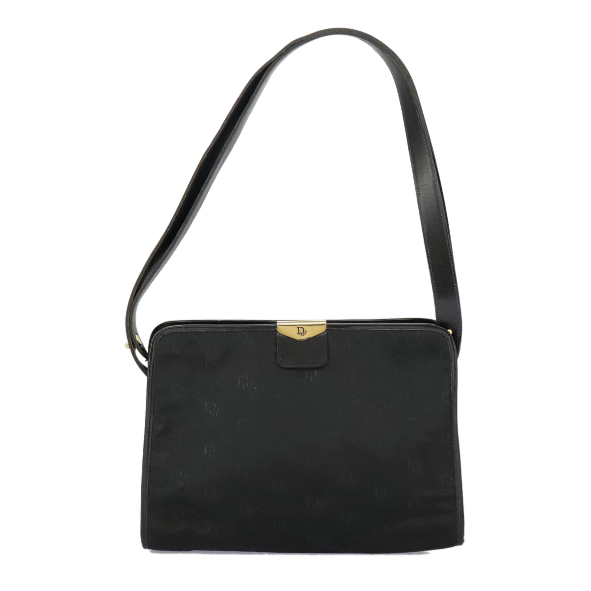 Christian Dior Shoulder Bag Nylon Black Auth ep6205