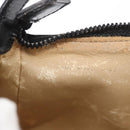 FENDI Hand Bag Nylon Black Silver Auth ep6217-21