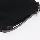 FENDI Hand Bag Nylon Black Silver Auth ep6217-6