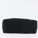 FENDI Hand Bag Nylon Black Silver Auth ep6217-5