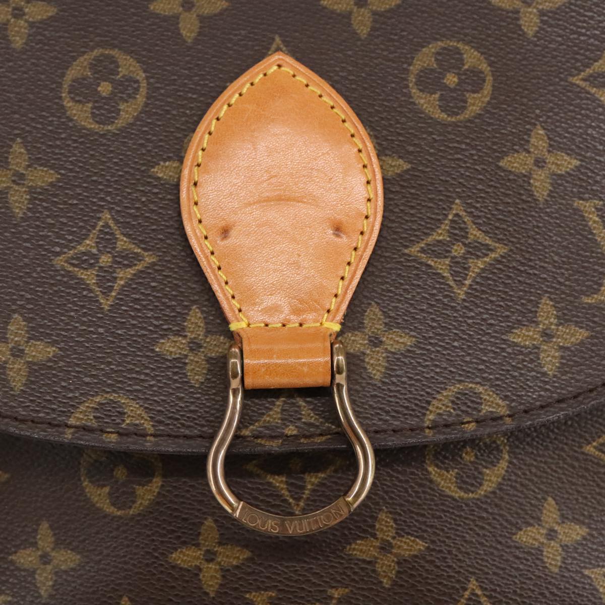 LOUIS VUITTON Monogram Saint Cloud GM Shoulder Bag M51242 LV Auth ep6219