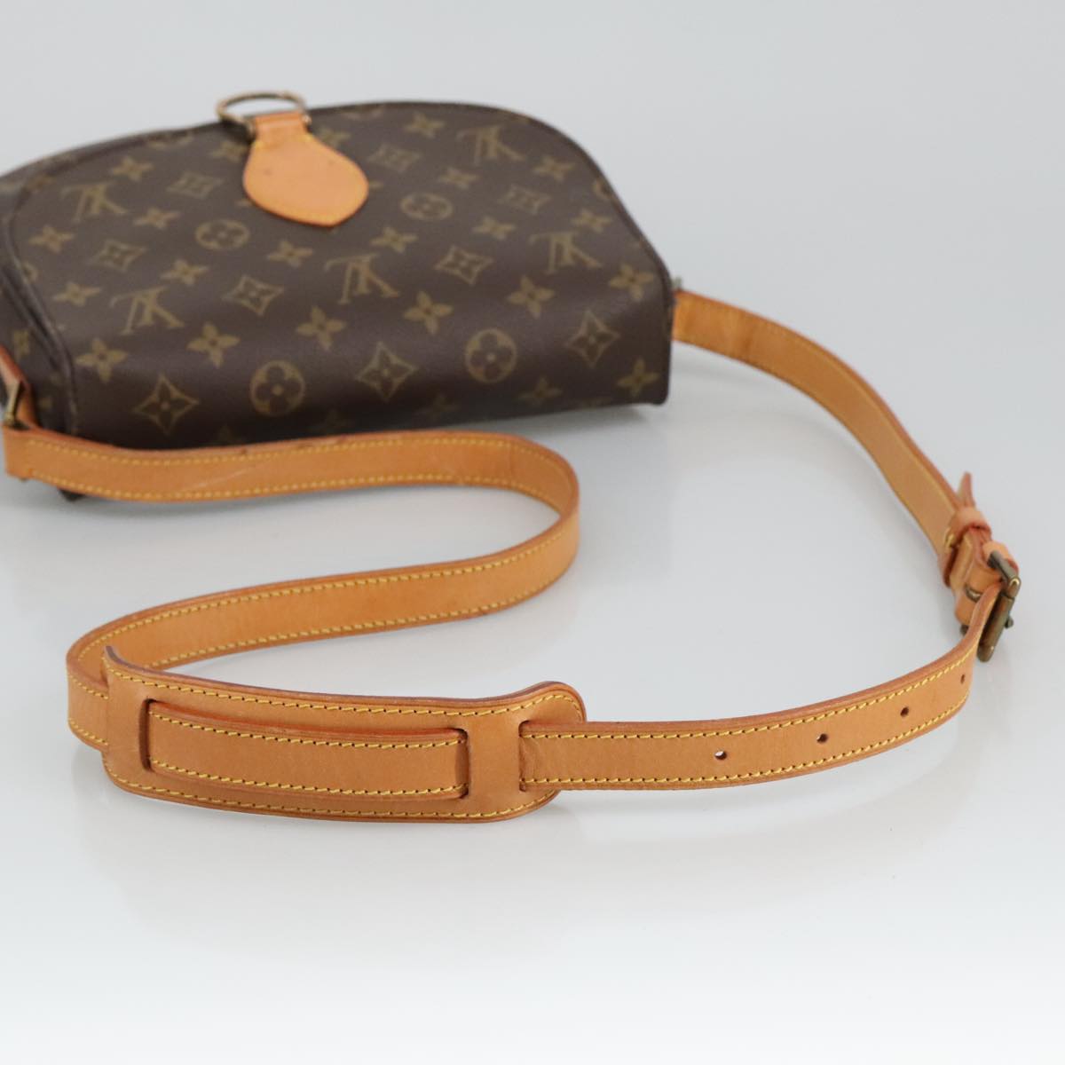 LOUIS VUITTON Monogram Saint Cloud GM Shoulder Bag M51242 LV Auth ep6219