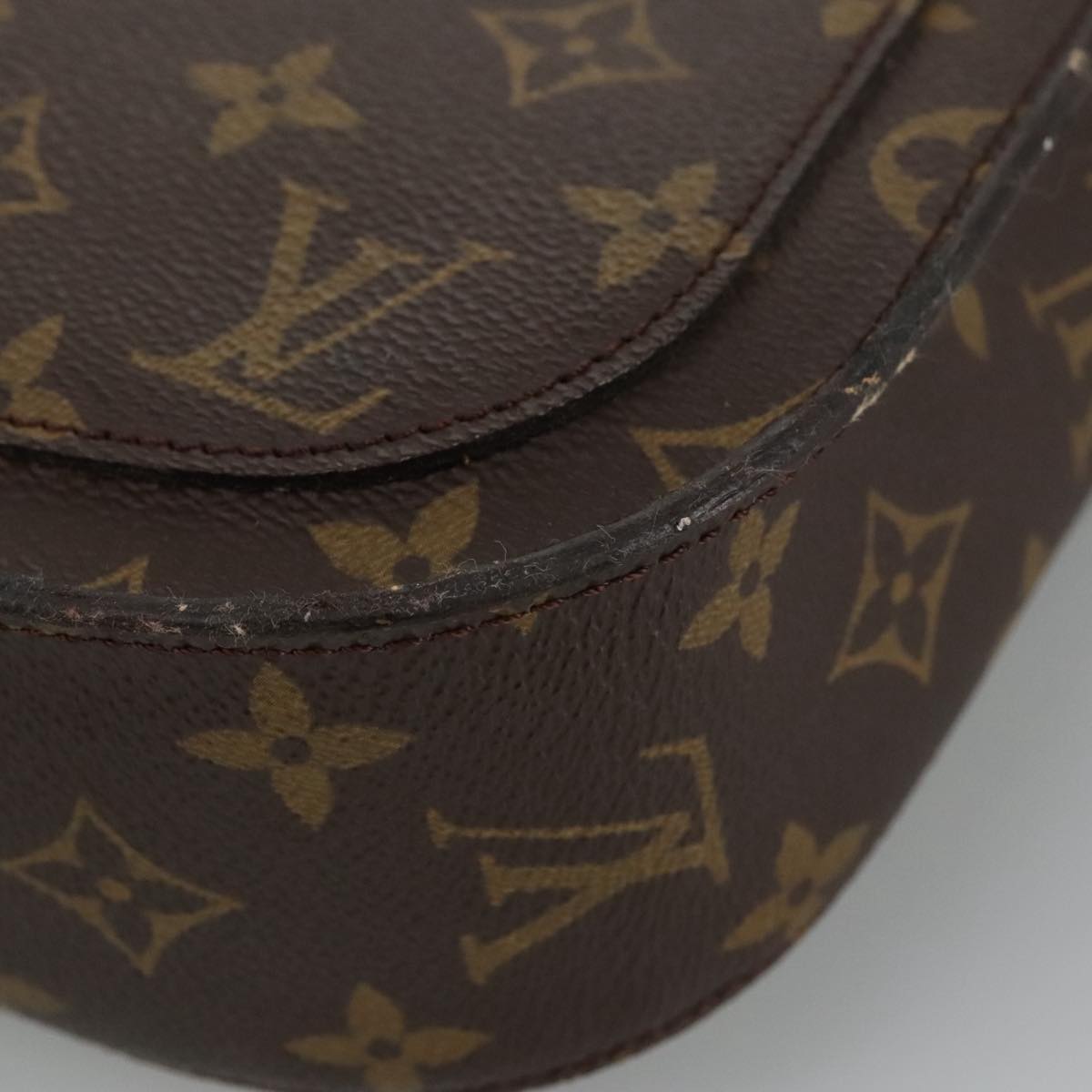 LOUIS VUITTON Monogram Saint Cloud GM Shoulder Bag M51242 LV Auth ep6226