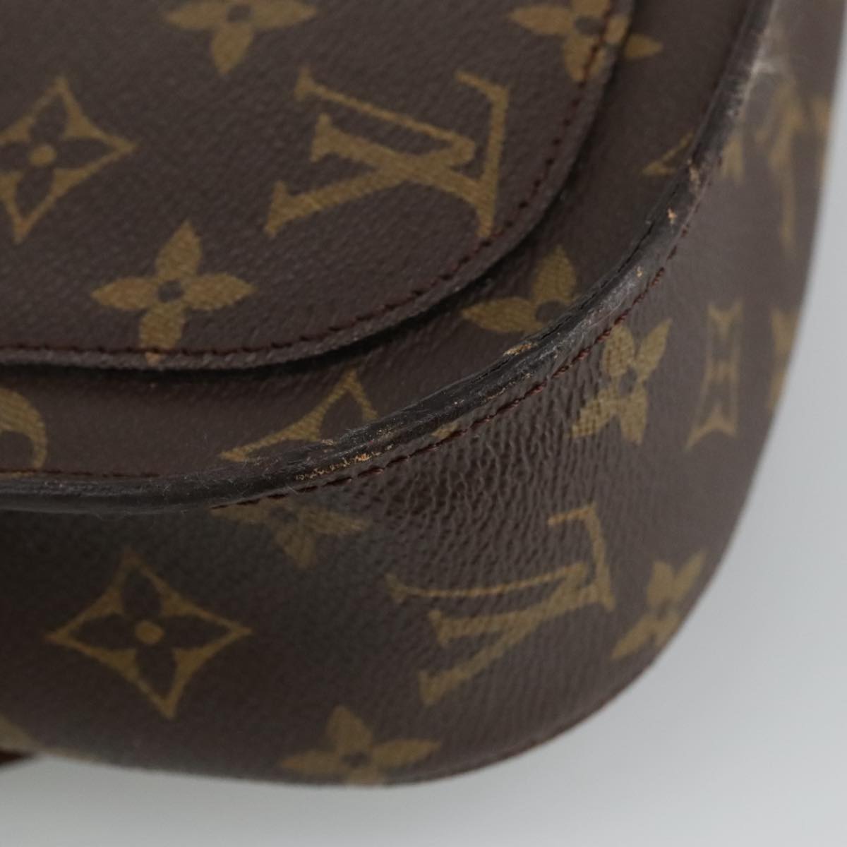 LOUIS VUITTON Monogram Saint Cloud GM Shoulder Bag M51242 LV Auth ep6226