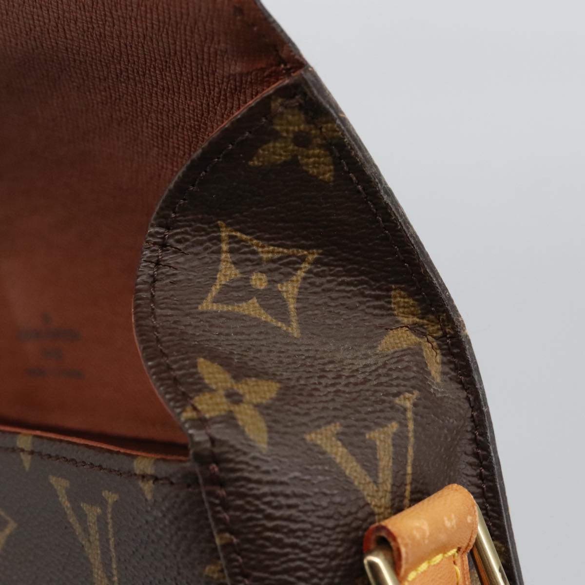 LOUIS VUITTON Monogram Saint Cloud GM Shoulder Bag M51242 LV Auth ep6226