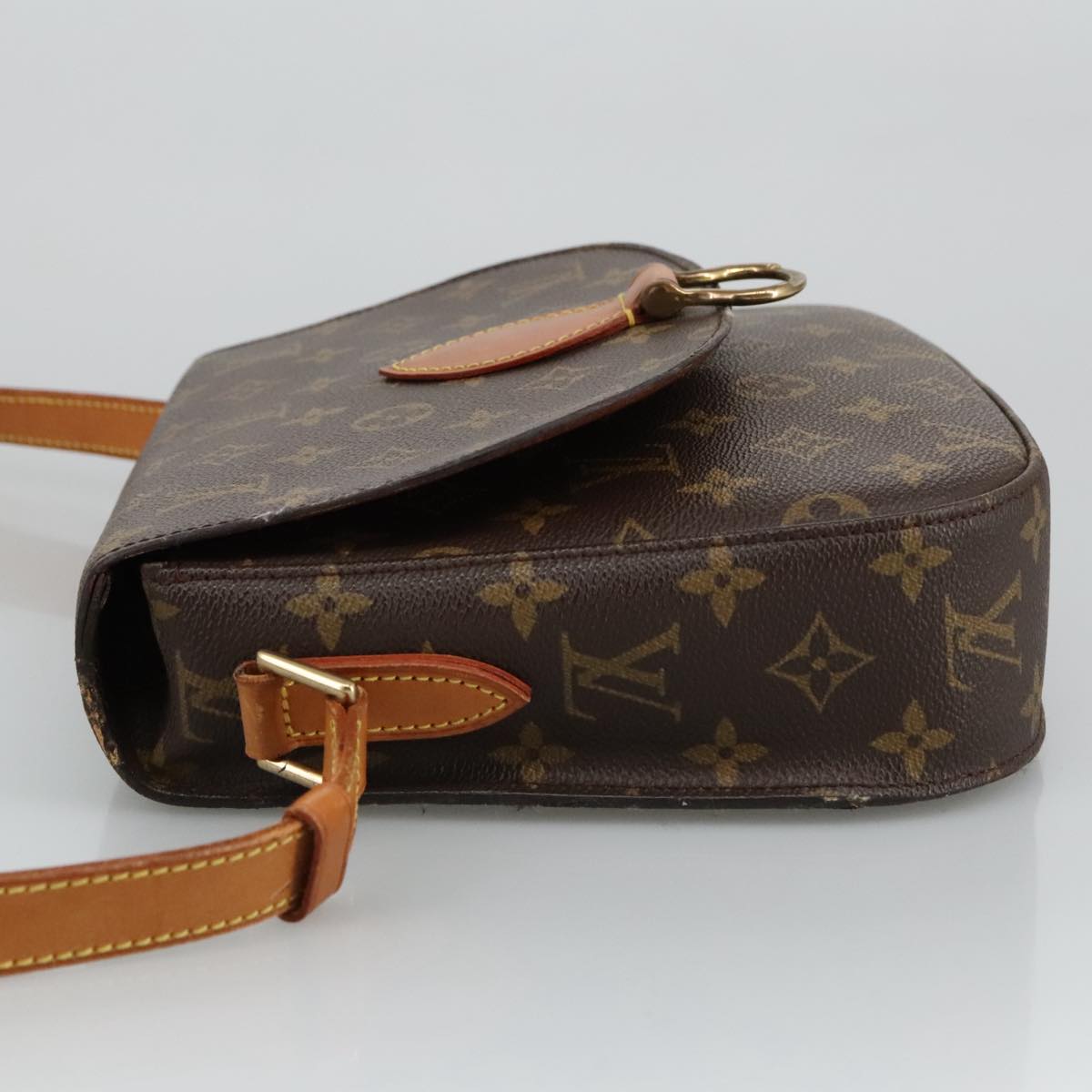 LOUIS VUITTON Monogram Saint Cloud GM Shoulder Bag M51242 LV Auth ep6226