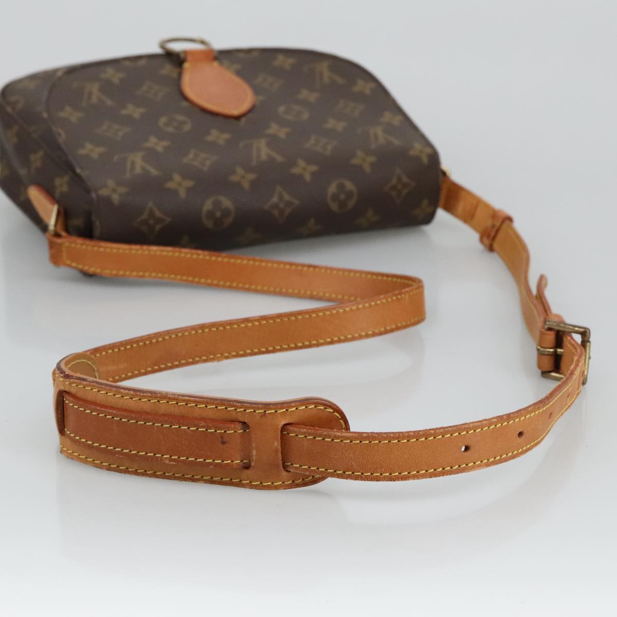 LOUIS VUITTON Monogram Saint Cloud GM Shoulder Bag M51242 LV Auth ep6226