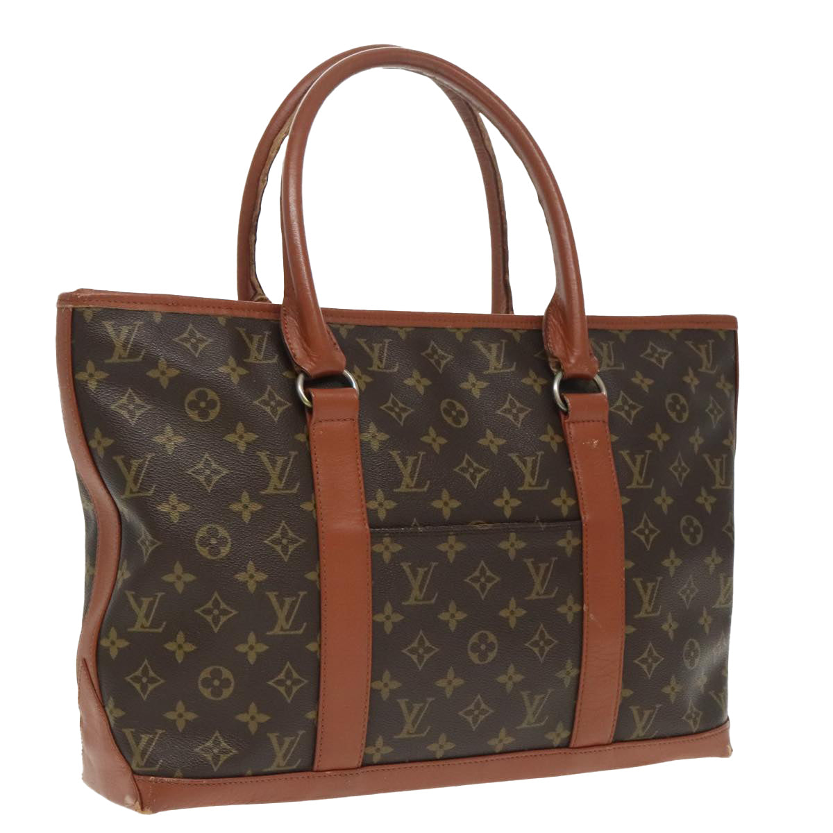 LOUIS VUITTON Monogram Sac Weekend PM Tote Bag M42425 LV Auth ep6231