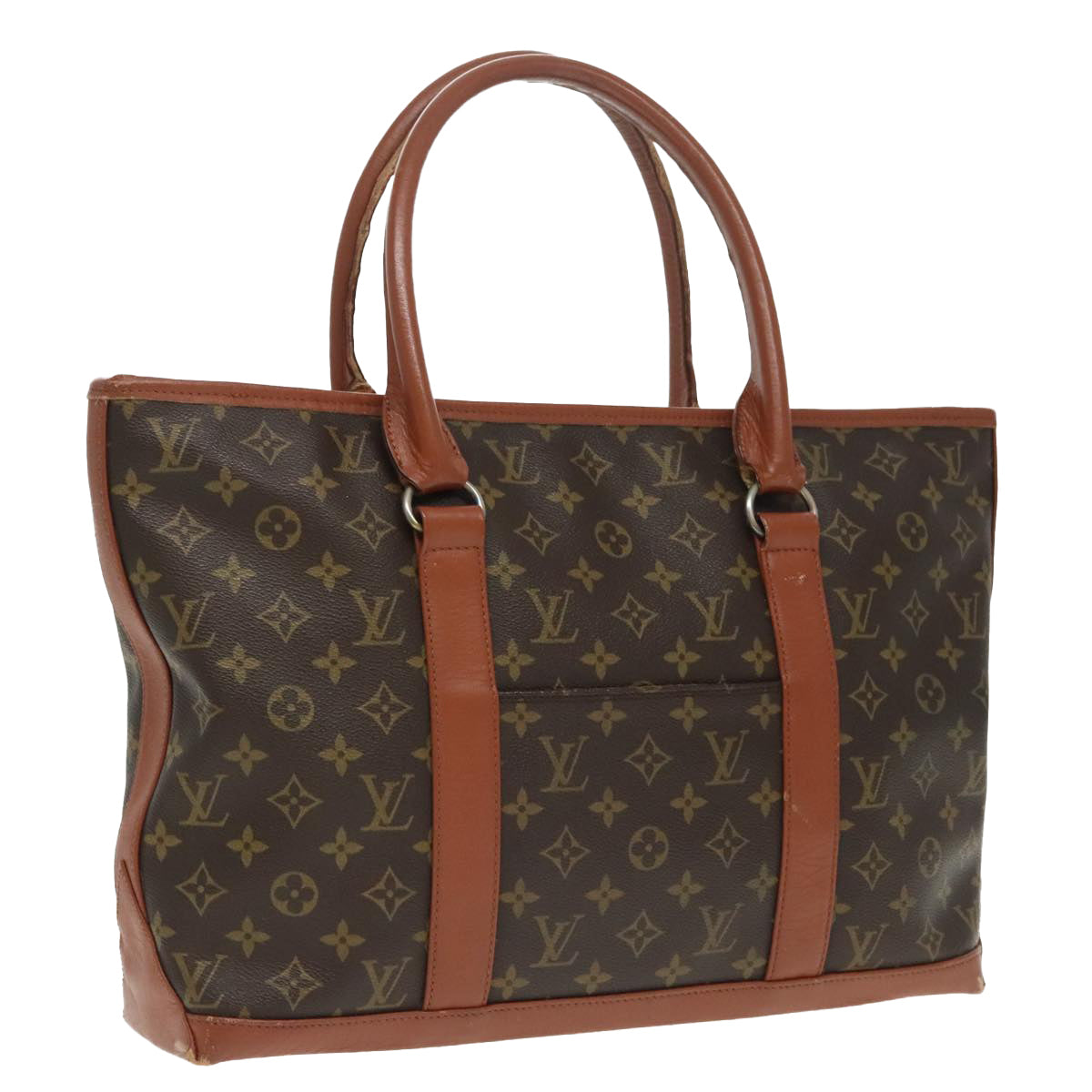 LOUIS VUITTON Monogram Sac Weekend PM Tote Bag M42425 LV Auth ep6231