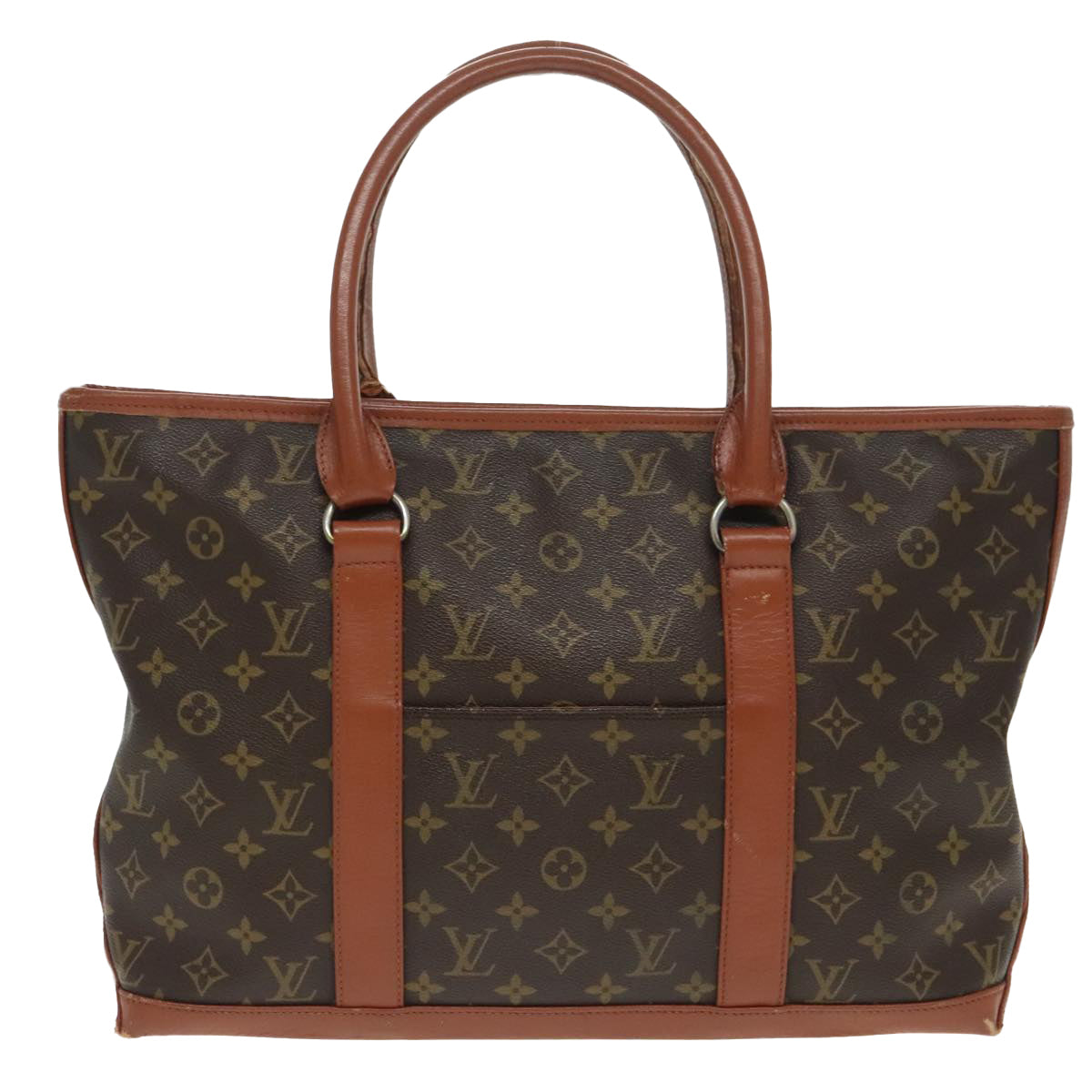 LOUIS VUITTON Monogram Sac Weekend PM Tote Bag M42425 LV Auth ep6231