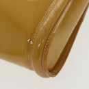 GUCCI Shoulder Bag Enamel Yellow Silver 007 2046 0281 Auth ep6283-16