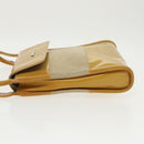 GUCCI Shoulder Bag Enamel Yellow Silver 007 2046 0281 Auth ep6283-4