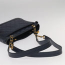 CHANEL Matelasse Chain Shoulder Bag Caviar Skin Navy Gold CC Auth ep6286-7