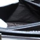 BURBERRY Hand Bag Leather Brown Silver Auth ep6308-19