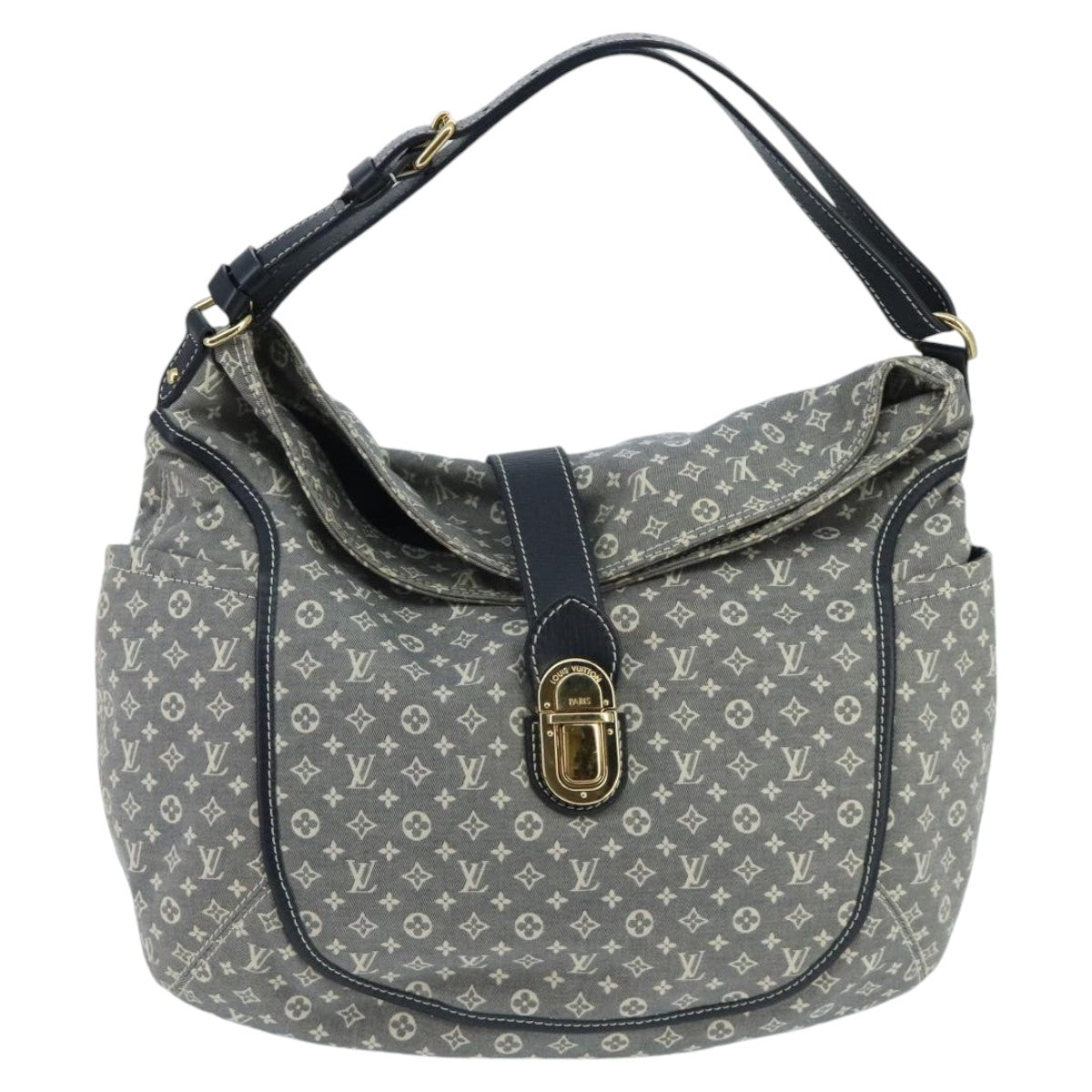 LOUIS VUITTON Monogram Idylle Romance Bag Gray Uncle M56700 LV Auth ep6317