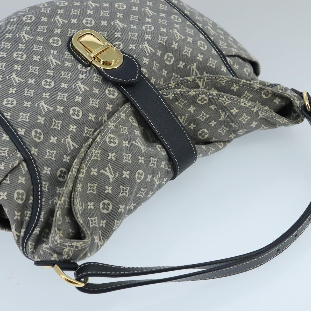 LOUIS VUITTON Monogram Idylle Romance Bag Gray Uncle M56700 LV Auth ep6317