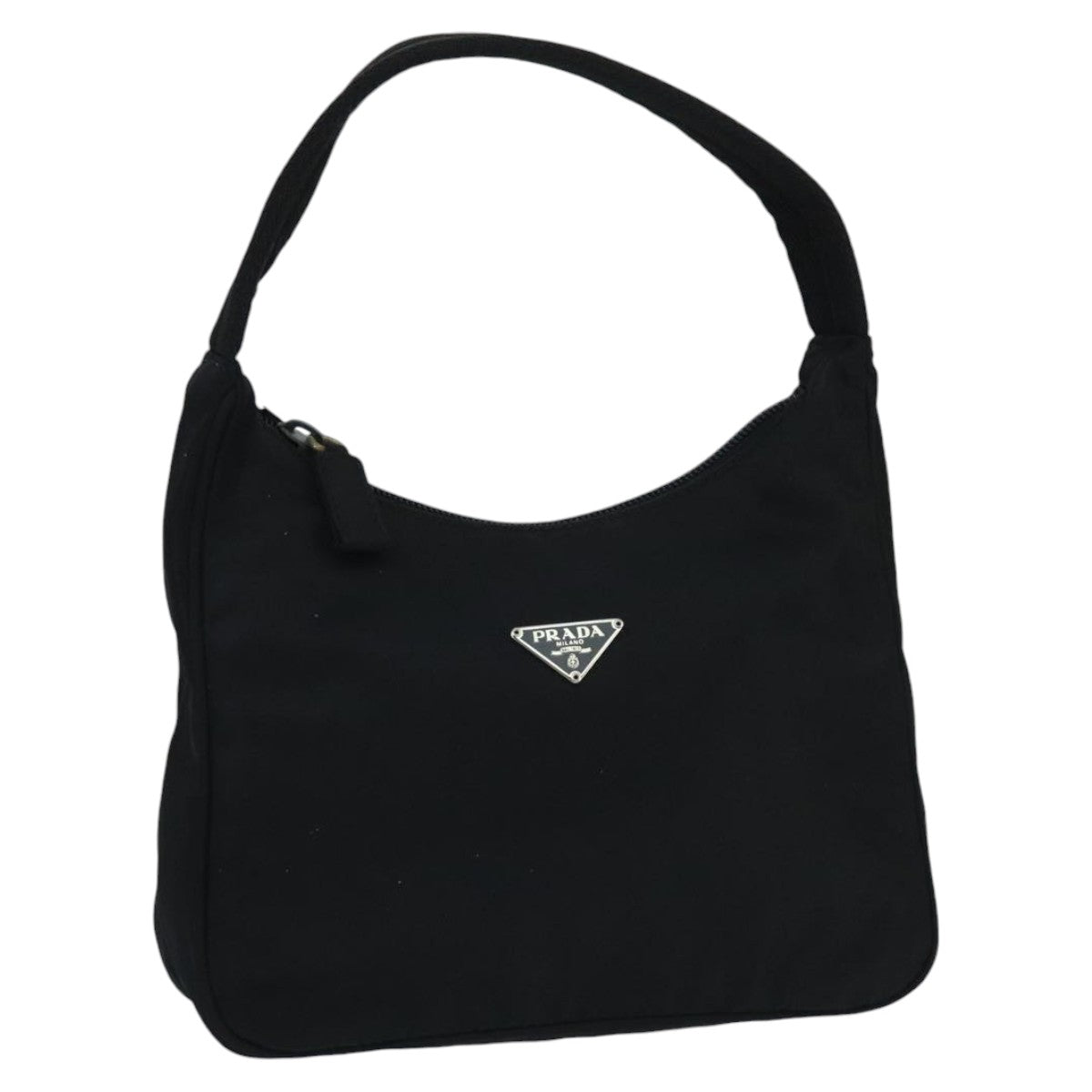 PRADA Hand Bag Nylon Black Auth ep6318