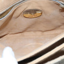 GUCCI GG Plus Supreme Shoulder Bag PVC Beige Gold Auth ep6338-11