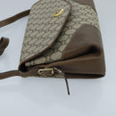 GUCCI GG Plus Supreme Shoulder Bag PVC Beige Gold Auth ep6338-4