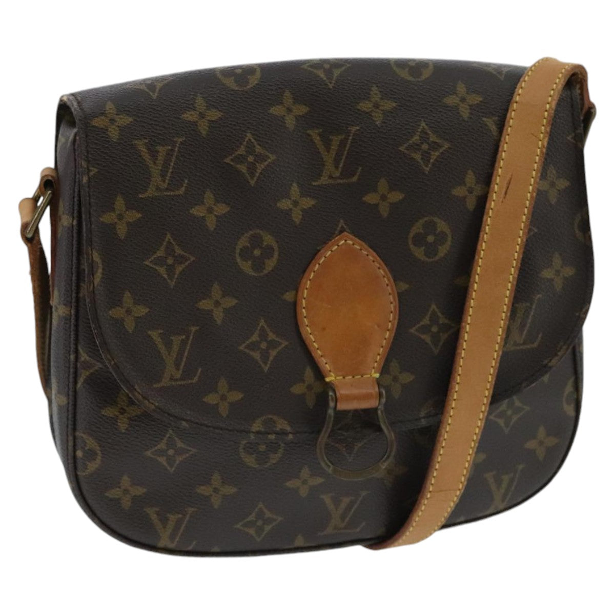 LOUIS VUITTON Monogram Saint Cloud GM Shoulder Bag M51242 LV Auth ep6348