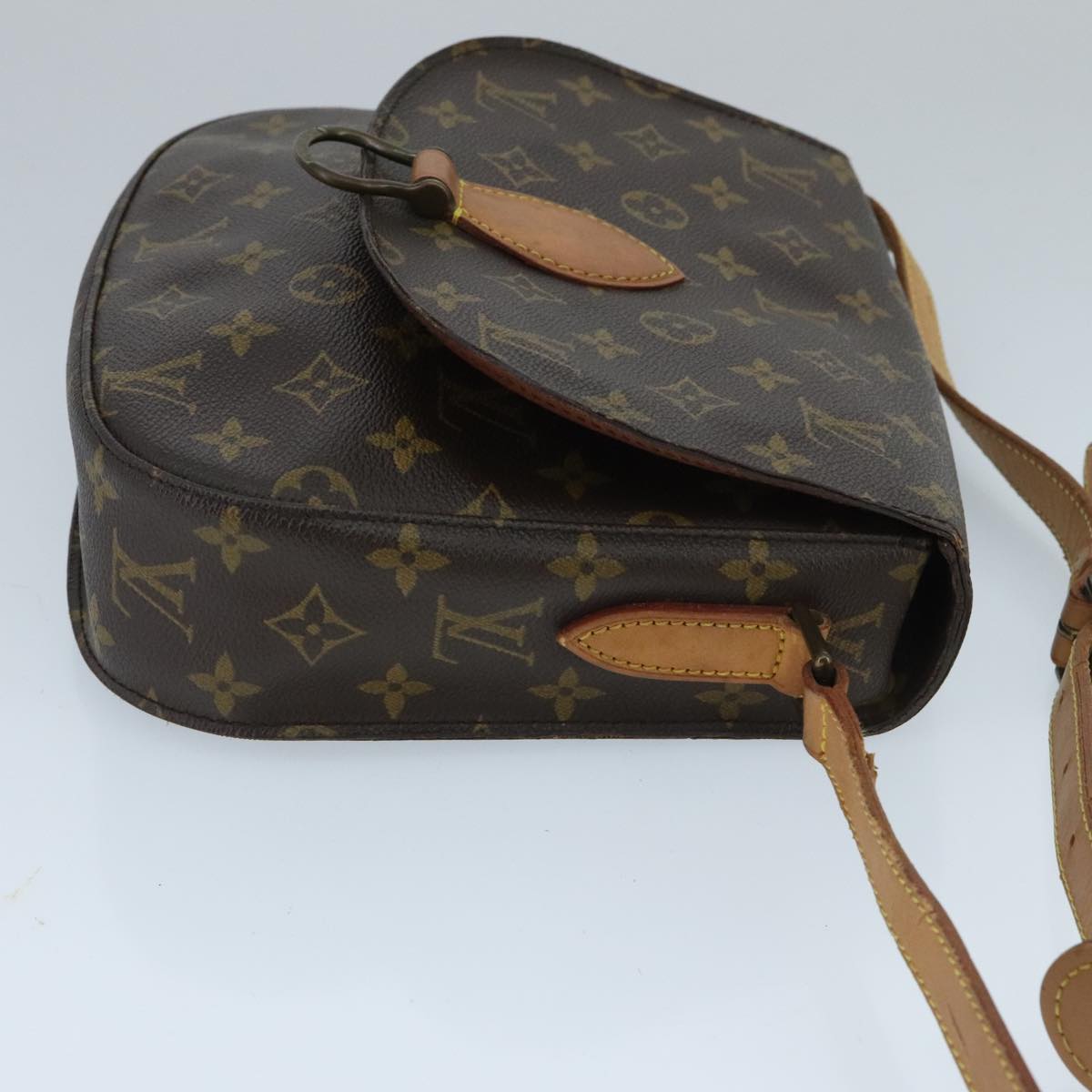 LOUIS VUITTON Monogram Saint Cloud GM Shoulder Bag M51242 LV Auth ep6348