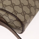 GUCCI GG Supreme Web Sherry Line Shoulder Bag PVC Beige Red Green Auth ep6358-13