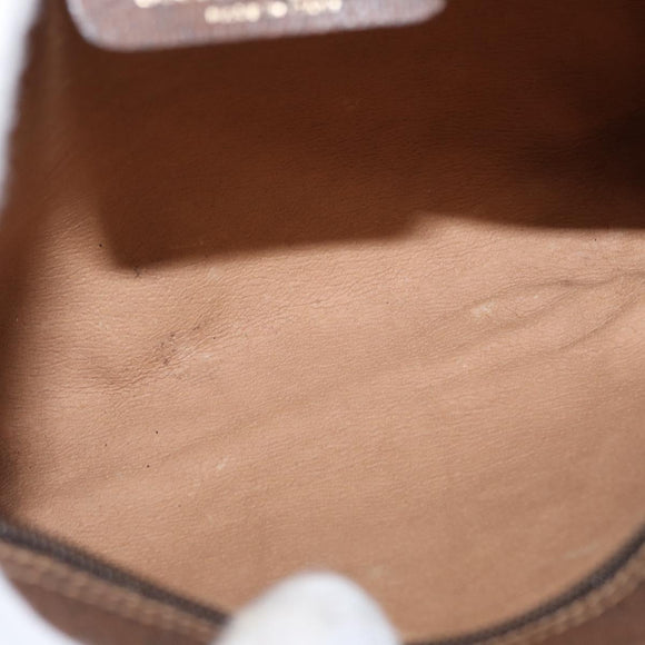 GUCCI GG Supreme Web Sherry Line Shoulder Bag PVC Beige Red Green Auth ep6358