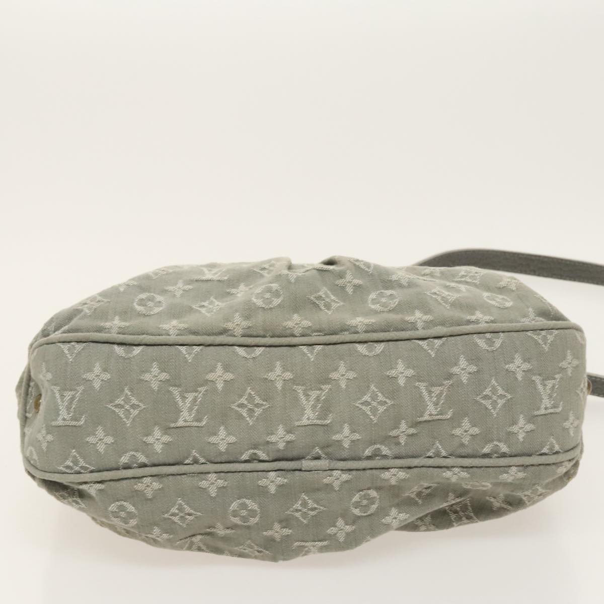 LOUIS VUITTON Monogram Denim Slytree Shoulder Bag Gray M95834 LV Auth ep6360